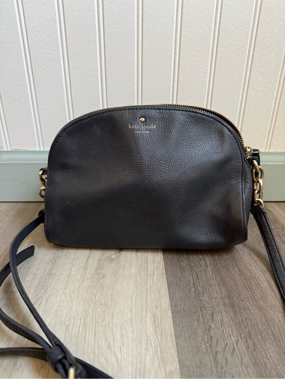 Kate Spade crossbody black leather